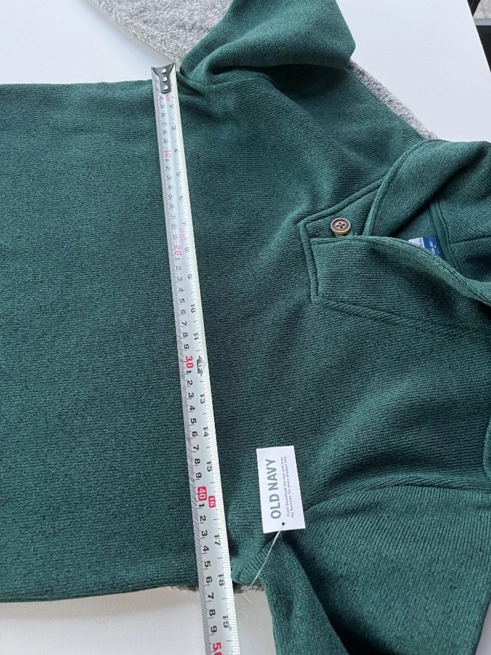 Bundle of 2 Kids Old Navy Gray and Green Hoodie  10-12 years old